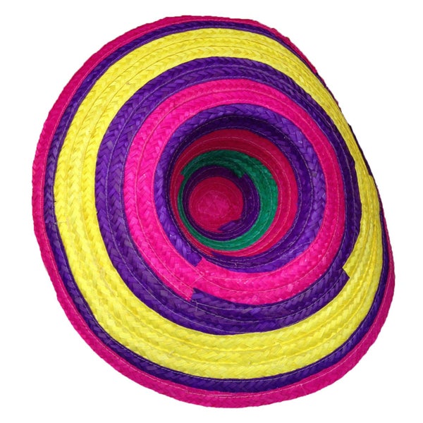 100x Mexican SOMBRERO Fancy Dress Straw Party Costume Hat Cap Spanish BULK Carousel 5