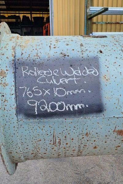 Steel Culvert Pipe, 765mm OD x 10mm WT x 9200mm Long Carousel 1