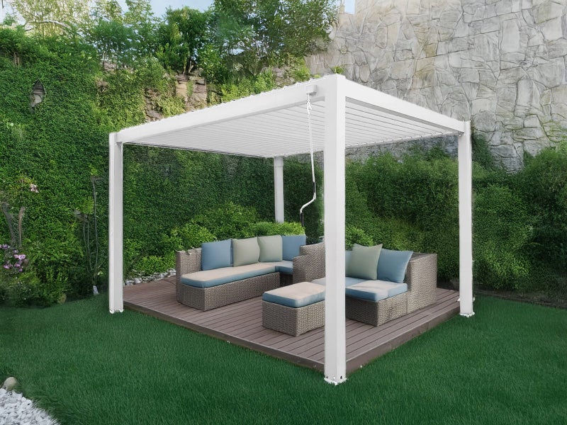 Louvre Roof Pergola 3x4M Carousel 1