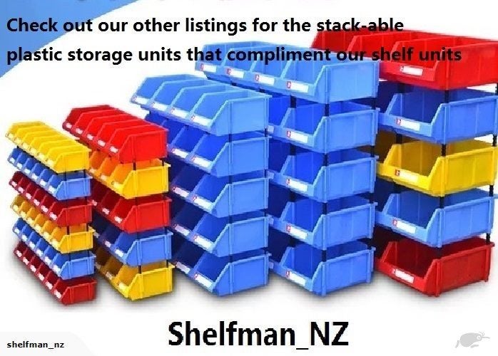 Heavy Duty Shelving unit 2m(L) x0.5m (W) x2m (H) 800kg Capacity @ 200kg/ level Carousel 6