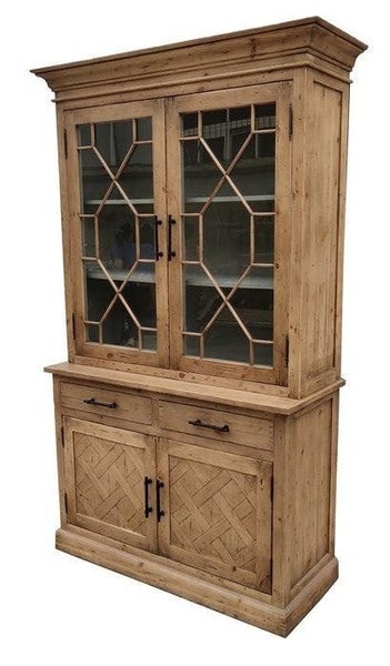 Display Cabinet - Reclaimed Pine Carousel 1