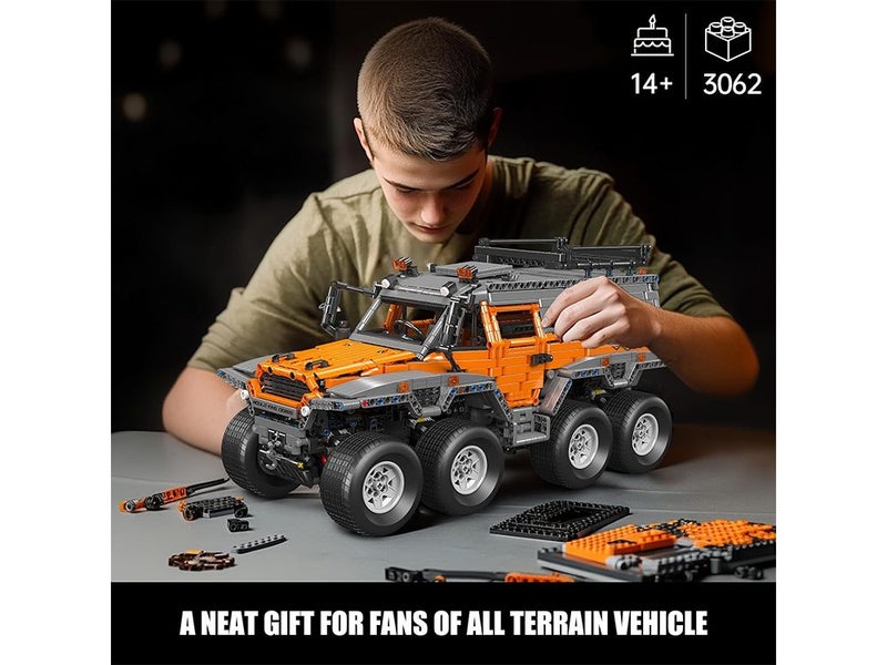 Off-Road Pickup Trucks Building Kits, MOC Shaman 8x8 ATV Car Sets with Motors Carousel 6