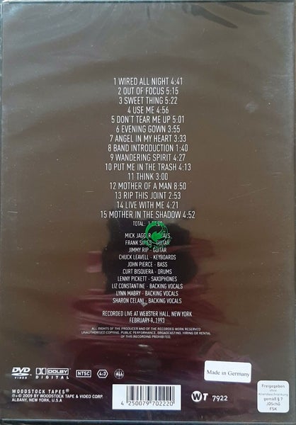 Mick Jagger Live New York 1993 live concert dvd Carousel 2