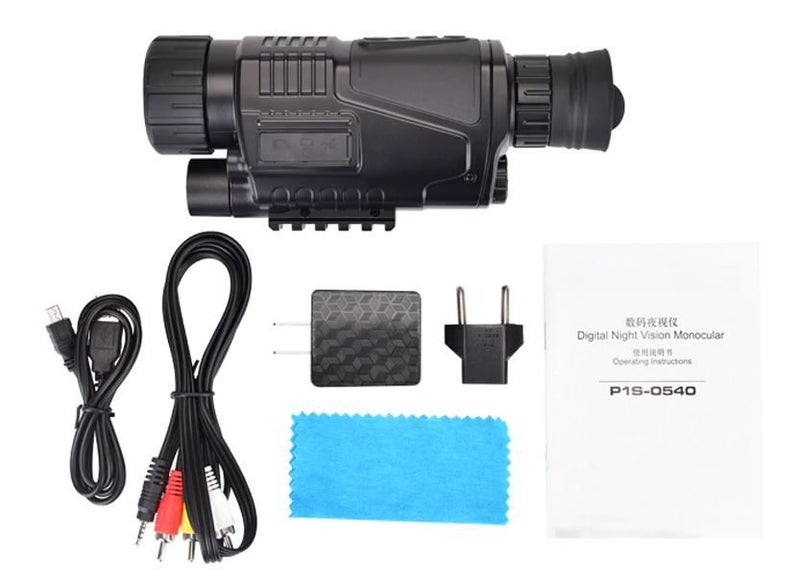 Night Vision Monocular WG540 Infrared Digital with 8G SD card 5X40 200M range62986994934018112