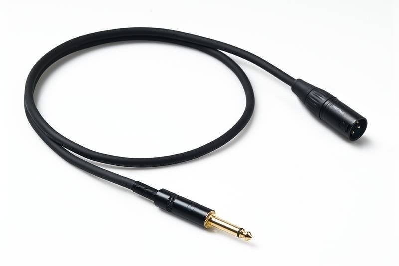 Proel XLR Input Lead MXLR > TS 1m Spiral Shield BLACK Carousel 1