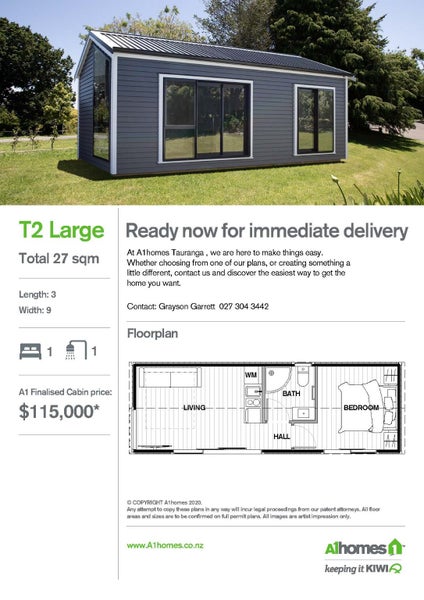 Premium Consented Cabin - 27m2 Carousel 7