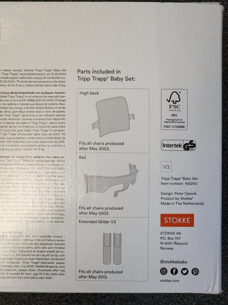 STOKKE Tripp Trapp Babyset Natural and Harness Bundle only62865822146946112