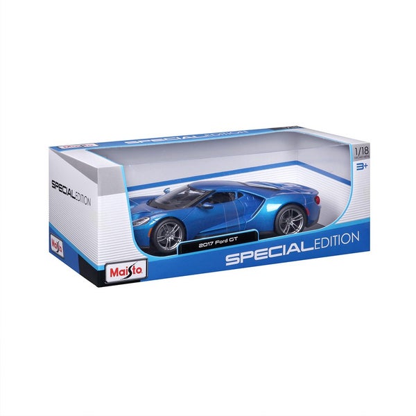 Maisto Special Edition 1:18 2017 Replica Diecast Ford GT Blue Toy Model Car 3y+ Carousel 1