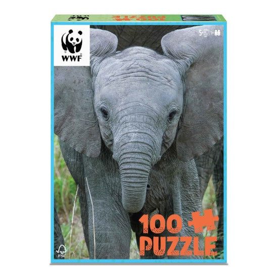 WWF 100 pc Puzzle: Elephant Carousel 1