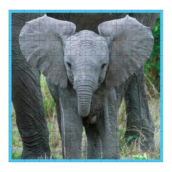 WWF 100 pc Puzzle: Elephant Carousel 2