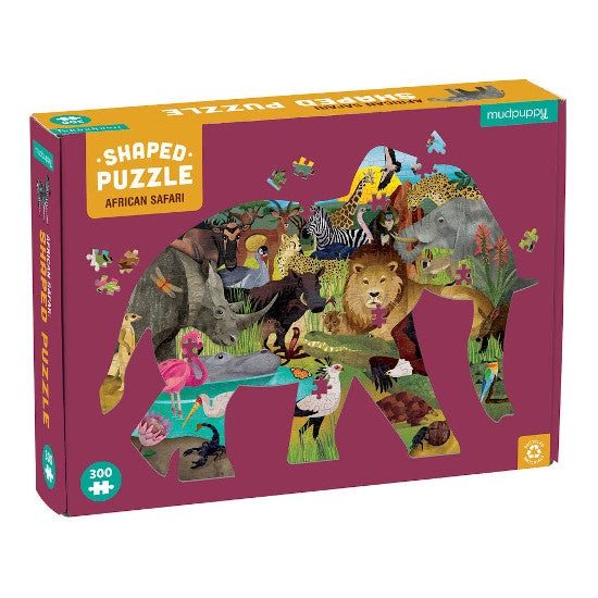 African Safari, 300pce, Shaped Puzzle Carousel 1