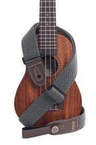 Kala - Ukulele Strap - Heather Olive Carousel 1
