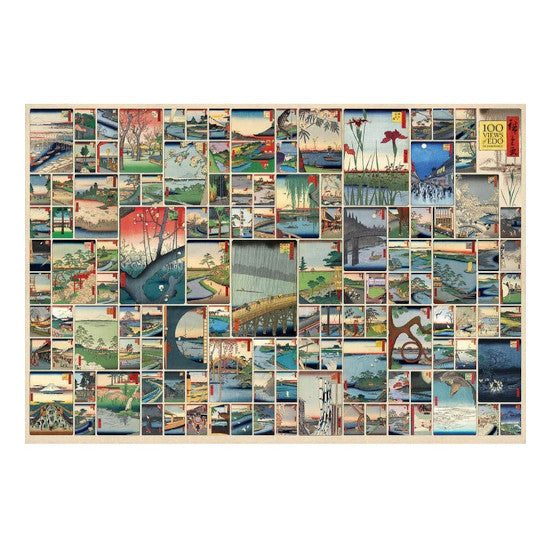 100 Famous Views of Edo, 2000pcs Carousel 2