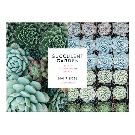 Succulent Garden, 2-sided, 500pce Carousel 2