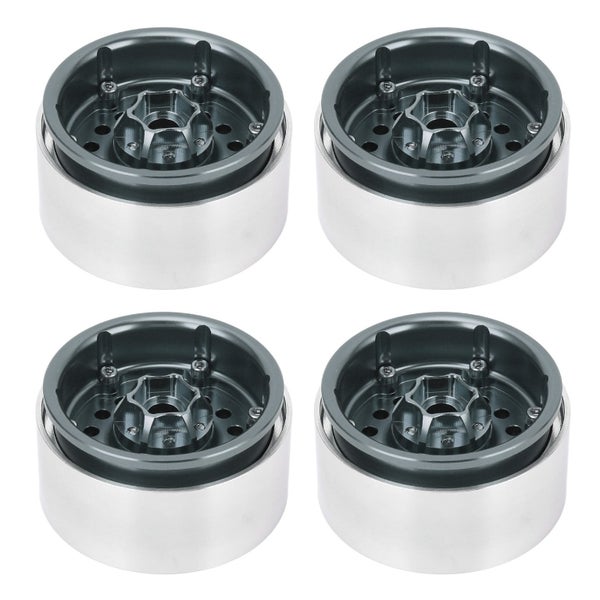 1/10 rc crawler wheel hub 4 Pcs 1/10 RC Crawler Wheel Hub Aluminum Alloy Carousel 1