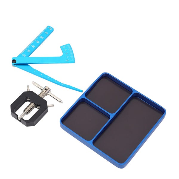 rc screw tray rc screw holder plate RC Screw Tray Aluminum Alloy RC Nuts Storage Carousel 1