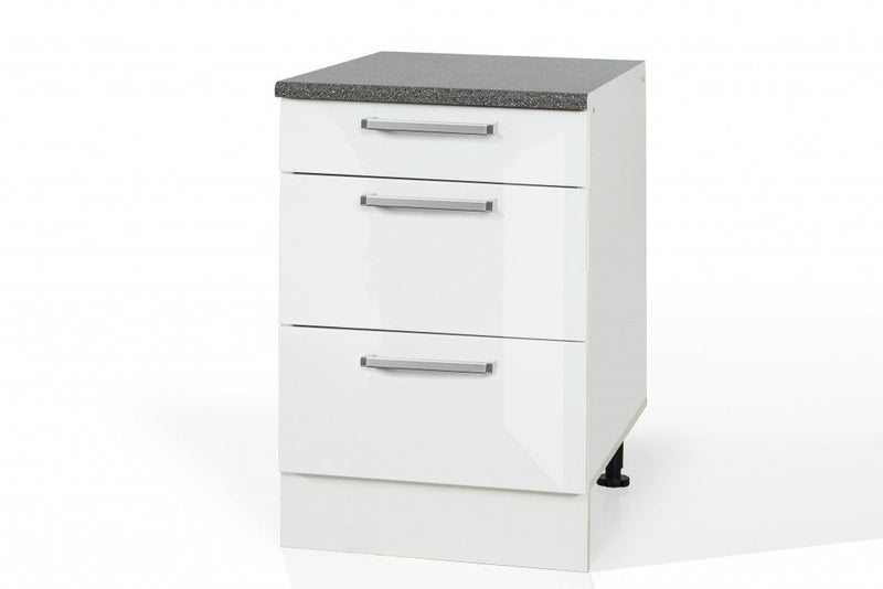 500mm Wide 3 Drawers Base Cabinet with DTC Runners Carousel 1