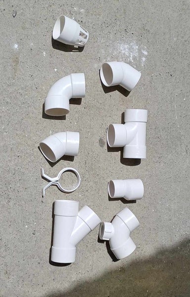 PVC Pipe 40mm - 5.8m + Fittings Carousel 3