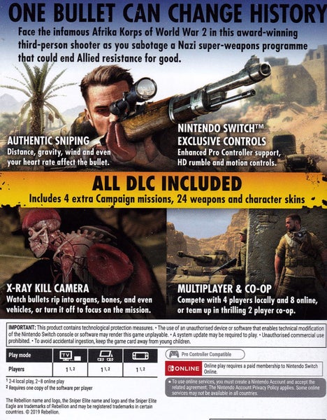 Sniper Elite 3 Ultimate Edition Switch Carousel 2