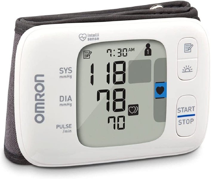 All-New OMRON Gold Wireless Wrist Blood Pressure Monitor with Heart Zone Carousel 1
