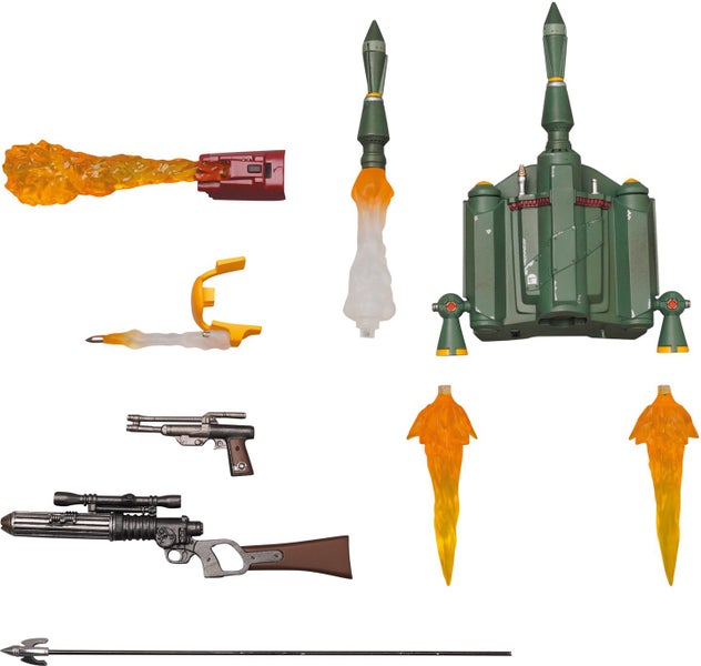 Star Wars: Mandalorian: Boba Fett - Mafex Action Figure Carousel 11