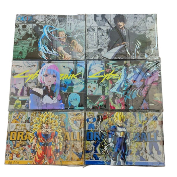 Anime Acrylic frames (DragonBall, Cyberpunk 2077, AoT and One piece Zoro) Carousel 1