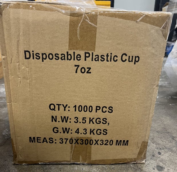 Disposable 7oz Plastic Cups (1000x per box) Carousel 2