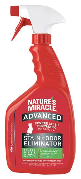 Natures Miracle: Advanced Stain & Odor Eliminator - Lemon Scent for Cats (946ml) Carousel 1