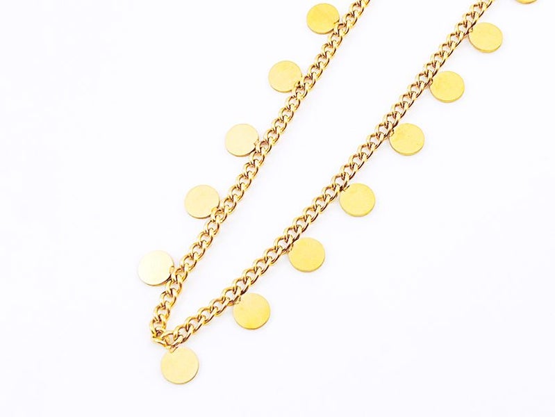 Classic Gold-Plated Polished Necklace Carousel 1