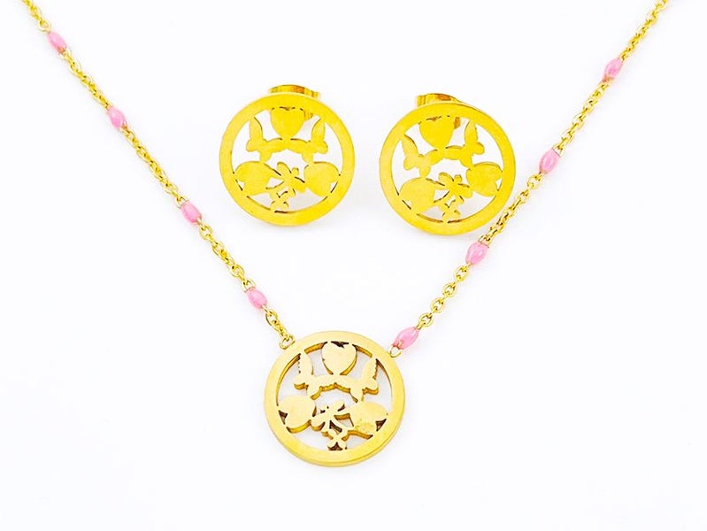 Gorgeous Gold-plated Jewelry Set Carousel 2