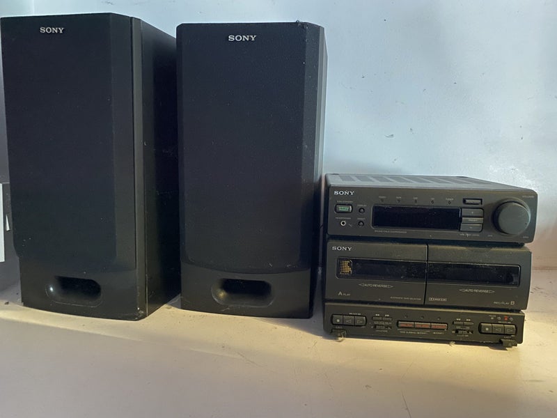 Sony radio and cassette mini system Carousel 2