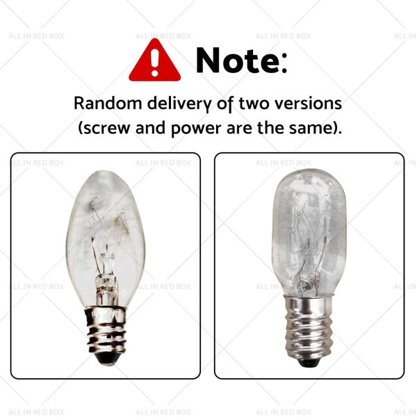 8 PCS 7W 240V E12/E14 Clear Bulbs Night Light Replacement Warm Yellow Light Carousel 2