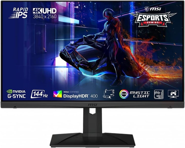 MSI 27.9" 4K 3840x2160 144Hz G-sync Compatible IPS RGB Gaming Monitor - Demo Carousel 1