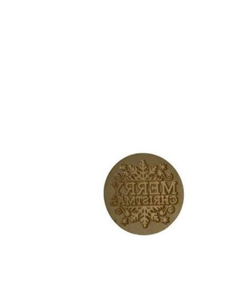 Wax Seal Stamp | Merry Christmas Snowflake Carousel 2