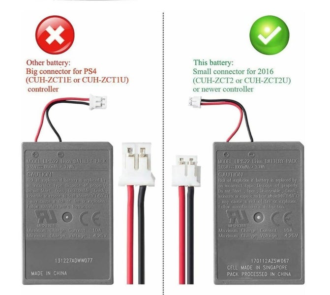OEM Rechargeable Battery For PS4 PRO DualShock 4 Controller LIP1522 3.65V Carousel 2