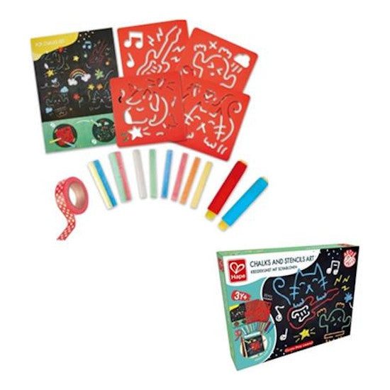 Hape Chalks and Stencils Art Carousel 1