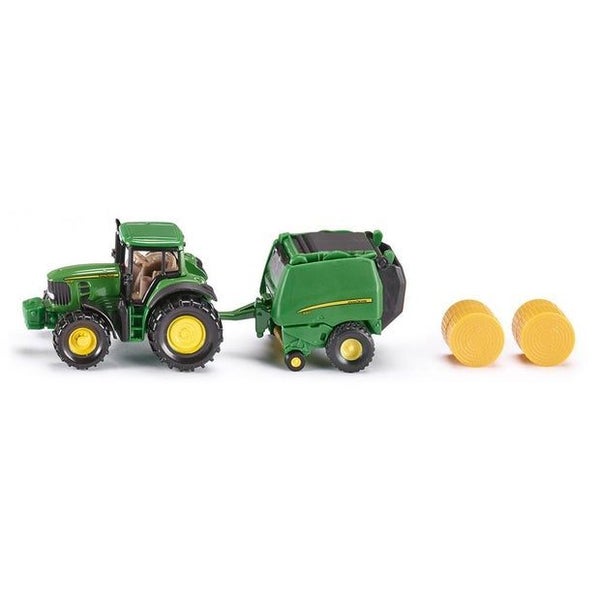 Siku JD 7530 Tractor with Bailer 1665 Carousel 1