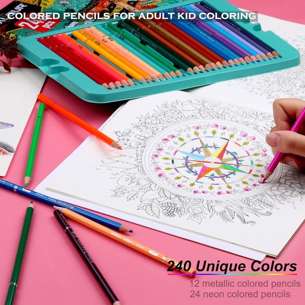240 Premium Colored Pencils Set62990728471426112