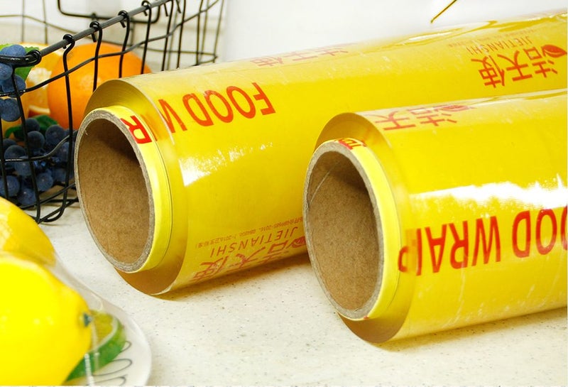 Disposable PVC Cling Film large Roll Household Food Grade Carousel 1