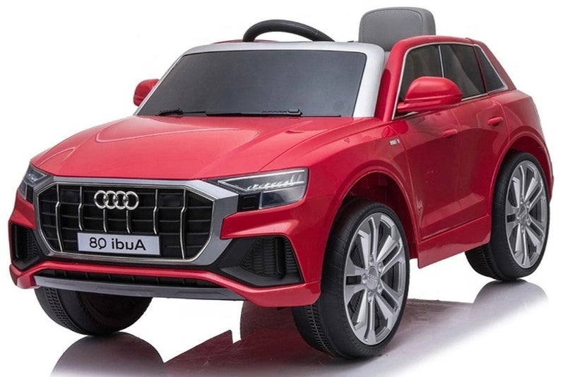 Licensed Audi Q8 12V Ride On Car (Red) Twin Motors Carousel 1