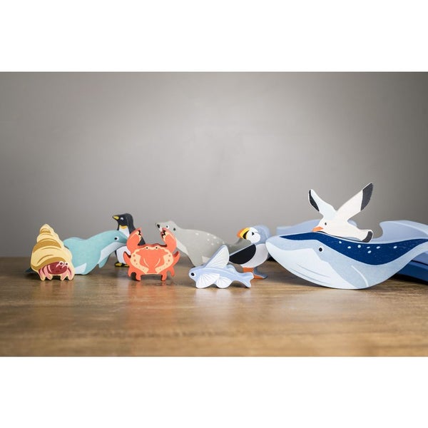 Tender Leaf Toys Wooden Coastal Animal Pack Carousel 2