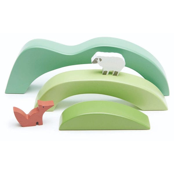 Tender Leaf Toys Green Hills View Carousel 1