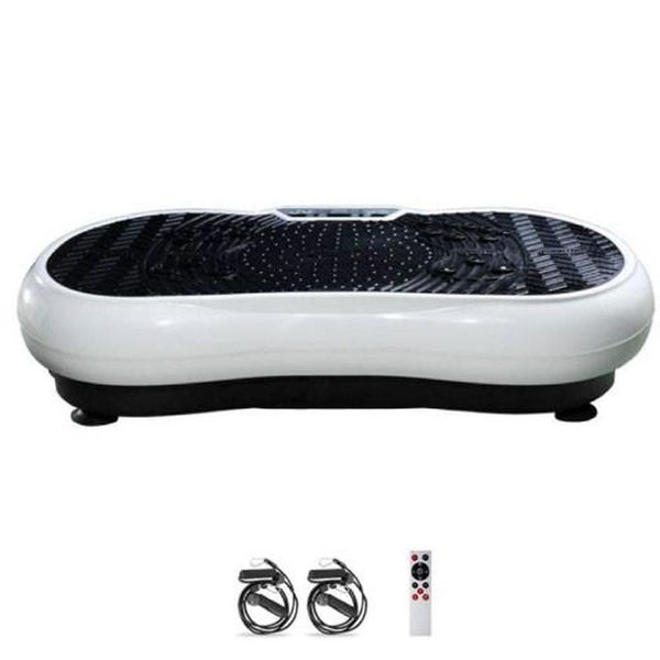 White Vibration Machine Platform - Exercise Vibrating Plate - Whole Body Workout Carousel 1