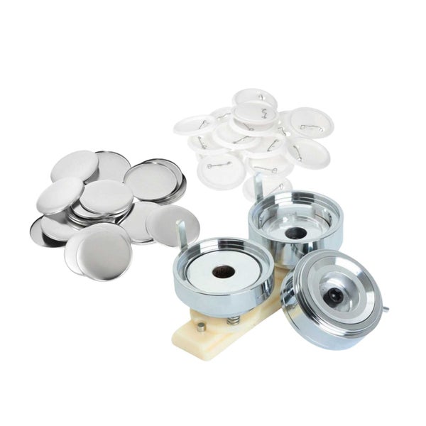 Button Badge 32mm Mould + 500x 32mm Badges - Craft DIY Hobby Carousel 1