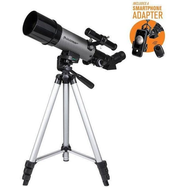 Celestron Travel Scope 60 DX Portable Telescope With Smartphone Adapter Carousel 1