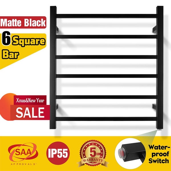 800x620x120mm Heated Towel Rail Carousel 1