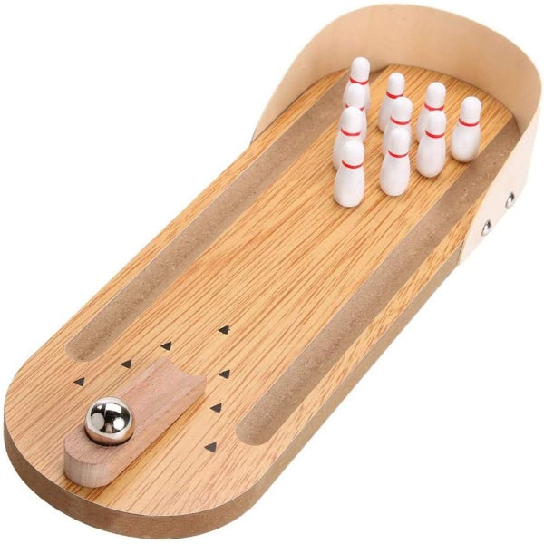 Table Top Mini Bowling Game Set,Funny White Elephant Gifts Ideas,Desk Tabletop S Carousel 9