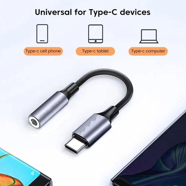 3 Types Usb Type C To 3.5mm Aux Audio Adapter Type-c Jack Audio Portb 3.5 F7I7 Carousel 1