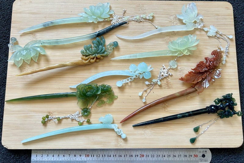 Jade hairpin from $20 each Carousel 2