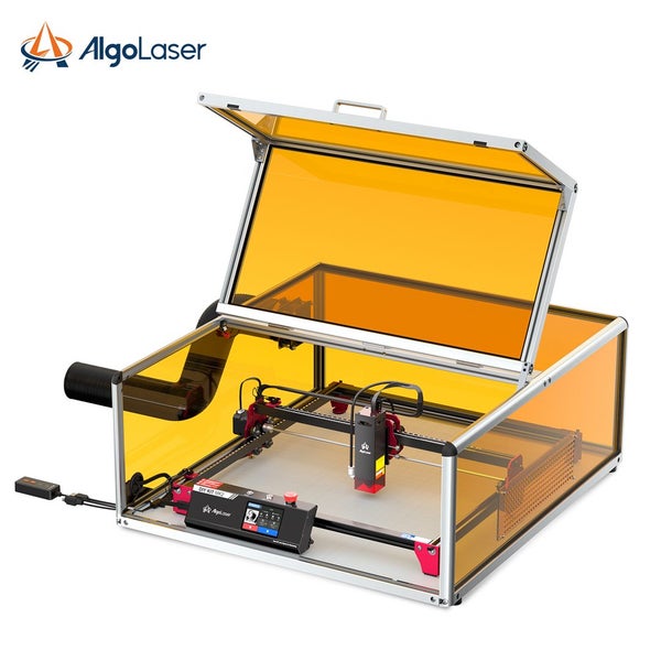Algolaser Smart Acrylic Enclosure 2.0 with built in Camera, LED Lights & Control Carousel 6